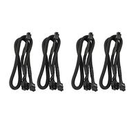 Akfldms Paquete de 4 Cables de Fuente de Alimentación VGA PCIE de 8 Pines Una 8 Pines Y 6 Pines para Supernova G2 G3 G5 P2 T2 GS G + 650 750 850 1000