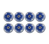 Akfldms Paquete de 8 Ruedas de Patines en Línea con Luz LED Autoalimentada, Ruedas de Repuesto para Patines de 70 mm para Parques Urbanos.