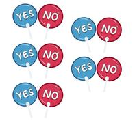 Akfldms Para Actividades de Eventos en el Aula, 10 Piezas de Paletas de Votación Verdadero/Falso para Evaluación de Reuniones A.