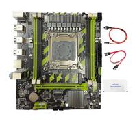 Akfldms Placa Base para Juegos X79G DDR3 LGA2011 4XDDR3 RECC Slots M.2 NVME PCI-e X16 SATA3.0 Placa Base de Servidor X79 para Escritorio.