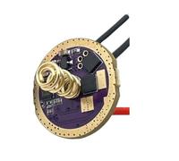 Akfldms Placa de Circuito para Accesorios de Linterna, Controlador de Batería de Litio Única SFT70 de 22 mm XHP70.3, 3,7 V, 8 A, con Cuentas de Lámpara