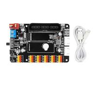Akfldms Placa de Depuración Servo PWM de 24 Canales, Módulo Controlador de Motor, Herramienta para Brazo Robótico Electrónico DIY, Kit de Coche RC.