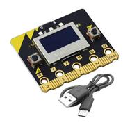 Akfldms Placa de Desarrollo Matrix:bit con Radio de 2,4 G, WiFi, Bluetooth BLE, ESP32, Pantalla OLED de 0,96 Pulgadas, Programación Gráfica en C++, Python y Mind+.