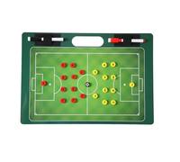Akfldms Portapapeles de Fútbol Magnético para Entrenador, Tablero de Fútbol de Borrado en Seco de Doble Cara para Juegos de Técnicas de Estrategia Deportiva