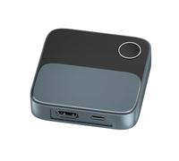 Akfldms Proyector de Pantalla Inalámbrico R36 True 4K de 60 Hz para Teléfono Móvil de Alta Definición Conectado Al Televisor con Monitor de Transmisión en