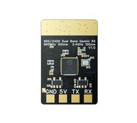Akfldms Receptor ELRS 915M/2.4G de Doble Banda, 100 MW, Módulo Receptor Gemini RX, Chip -C3 para Drones de Vuelo RC FPV.