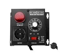 Akfldms Regulador de Voltaje SCR, Regulador de Voltaje EléCtrico CA 230 V 4000 W, Regulador de Potencia, Controlador de Velocidad de Motor Ajustable, Enchufe de la UE. EU Plug