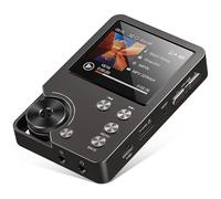 Akfldms Reproductor de MP3, Reproductor de Música de Audio Digital Hi-Fi Portátil de Alta Definición DSD Sin Pérdida con Tarjeta de Memoria de 64 GB