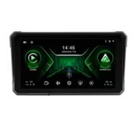 Akfldms Reproductor Multimedia para Motocicleta de 6 Pulgadas, 2K HD, Navegación GPS, Carplay Inalámbrico, Android Auto, IPX8, Pantalla Táctil Resistente Al Agua.