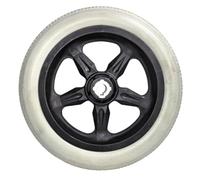 Akfldms Rueda de Neumático Sólido Inflable de 12 Pulgadas 1/2x2 1/4 con de Ranura para Llave de Aluminio Estilo de Rosca Cavalier para Bicicleta Infantil.