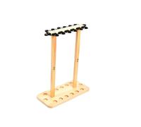 Akfldms Soporte de Suelo para Caña de Pescar de Madera Maciza con 14 Ranuras, Organizador Vertical para Casa, Garaje, Cabina, .A