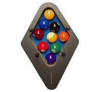 Akfldms Soporte para Bolas de Billar, Rack de Billar, Accesorios de Entrenamiento para el Hogar, Oficina, Sala de Juegos, Clubes, 9 Bolas.