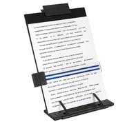 Akfldms Soporte para Documentos de Escritorio con 7 Posiciones Ajustables, Organizador de Archivos y Soporte para Escribir, Leer y Hablar.