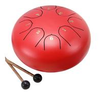 Akfldms Tambor 6 Pulgadas y 8 Tonos,Tambor de Lengüeta Acero,Tambor de Lluvia para Jardín,Tambor de Lengüeta de Acero,Tambor de Lluvia para Exteriores, Adecuado para Principiantes,C