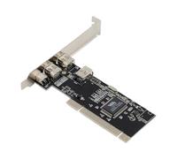 Akfldms Tarjeta PCI 1394 Tarjeta Firewire de 4 Puertos Adaptador para Cámara Digital Tarjeta de Captura HD DV Controlador Via Sin Necesidad de Controlador para PC de Escritorio