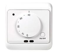 Akfldms Termostato Mecánico de Calefacción ME720 16A Control de Temperatura Preciso 110V-230V Ajuste Fácil con Perilla