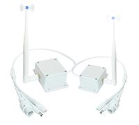 Akfldms Transmisor de Señal Ap Receptor Ap Cable 5MP 8MP PTZ Cámara IP Kit Ethernet Amplificador de Transmisión Puente Inalámbrico