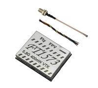 Akfldms Transmisor de Vídeo Analógico FT1573 5.8G 400mW VTX 48CH con Potencia Ajustable VTX PAL/NTSC para Dron FPV RC