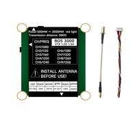 Akfldms Transmisor de Video FPV de Alta Potencia de 1,2 G, 1,3 G, 3 W, VTX, 3000 MW, 9 Canales, PAL/NTSC para Drones RC FPV de Alcance