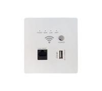 Akfldms USB de Pared AP300Mbps, Enrutador Inalámbrico Integrado, Cargador de Pared, Panel de Carga USB WiFi, WiFi