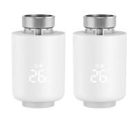 Akfldms Válvula Actuadora de Radiador Inteligente WiFi, Controlador de Temperatura Termostático de Válvula de Radiador, Voz