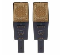 AKG C414XLII Set Estéreo de Micrófonos con 9 Patrones Polares, Respuesta 20Hz-20kHz, SPL Máx 140dB