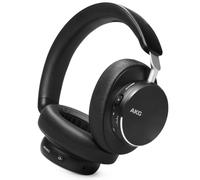AKG N9 Hybrid Over-Ear Auriculares - Sonido Inalámbrico Cristalino, Cancelación de Ruido Adaptativa, Calidad de Llamadas Certificada por Zoom, 100h de Batería, Bluetooth, USB-C, Negro