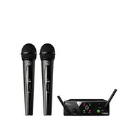 AKG WMS 40 Mini Dual Vocal US45A/C Sistema Inalámbrico UHF Vocal Band con 2 Micrófonos y Receptor