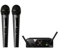 AKG WMS40 Mini Dual Vocal Conjunto inalámbrico US25B: 537.900MHz + US25D: 540.400MHz
