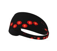 AKGFFDS Celebrating the Spring Festival - Diadema elástica para ejercicio con impresión para hombres y mujeres, suave, de secado rápido