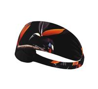 AKGFFDS Colorido pájaro del paraíso estampado elástico para la cabeza para hombres y mujeres, suave, de secado rápido