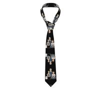 AKGFFDS Corbata para hombre con estampado de amor paternal, suave y cómoda, no se deforma, resistente a la decoloración, duradera con excelente verticalidad