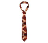 AKGFFDS Corbata para hombre, diseño de arquitectura del desierto, suave y cómoda, no se deforma, resistente a la decoloración, duradera con excelente verticalidad