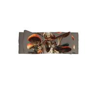 AKGFFDS Diadema con lazo para bebé con estampado de castillo de hongos, suave, agradable al tacto y elástica para bebés de 0 a 6 meses