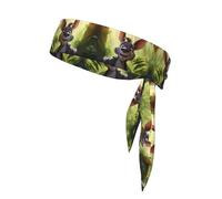 AKGFFDS Donkey in the Jungle - Diadema deportiva para hombres y mujeres, suave y transpirable, absorbe la humedad, atlética