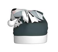 AKGFFDS El sombrero de Navidad con estampado de pequeño fantasma para adultos es suave y ligero