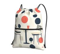 AKGFFDS Mochilas con cordón de impresión The beauty of circles para hombre y mujer, bolsas deportivas y de fitness al aire libre, impermeables y duraderas