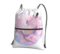 AKGFFDS Mochilas con cordón para hombre y mujer, con estampado de burbujas Koala, bolsas deportivas y de fitness al aire libre, impermeables y duraderas