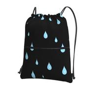 AKGFFDS Mochilas con cordón para hombre y mujer, con estampado "It's raining", bolsas deportivas y de fitness al aire libre, impermeables y duraderas