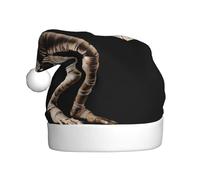 AKGFFDS Sombrero de Navidad con estampado de momia de brazo roto para adultos, material suave y ligero
