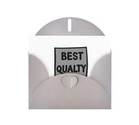 AKGFFDS Tarjeta de felicitación gris con diseño de cheques y perlas, hermoso bloque de notas en blanco The best you Printing