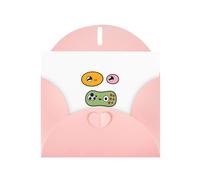 AKGFFDS Tarjeta de felicitación rosa con diseño de cheques en blanco y perla, hermoso bloque de notas en blanco con texto en inglés "The Blinking Little Sir