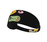 AKGFFDS The blinking little sir - Diadema elástica con estampado de señor para hombres y mujeres, suave, de secado rápido
