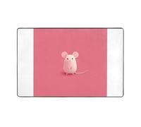AKGFFDS The little mouse who made a mistake - Alfombra de tela de franela estampada de 60 x 39 pulgadas para sala de estar, oficina, mesa de café, cama, balcón
