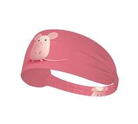 AKGFFDS The little mouse who made a mistake - Diadema elástica con impresión para hombres y mujeres, suave, de secado rápido