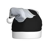 AKGFFDS Un sombrero de Navidad con estampado de elfo inteligente y extraño para adultos es suave y ligero