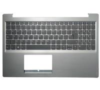 AKGIFT Teclado de Computadora Portátil Compatible para Lenovo IdeaPad S145-15IGM S145-15AST S145-15API S145-15IIL S145-15IKB 5CB0S16767 Plateado Funda de Palma Carcasa Español