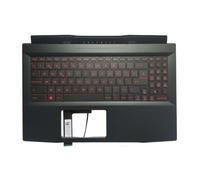 AKGIFT Teclado de Computadora Portátil Compatible para MSI Katana Pulse GF66 11UE 11UG 11UD MS-1581 MS-1582 GL66 Español Funda de Palma Carcasa Fuente roja Retroiluminación