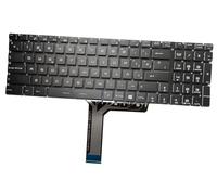 AKGIFT Teclado de Computadora Portátil Compatible para MSI MS-16J1 MS-16J2 MS-16J3 MS-16J9 MS-179B MS-17F1 MS-17F2 MS-17F5 MS-17B1 MS-17B4 MS-17B3 Español RGB Retroiluminación