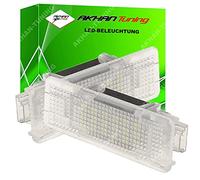 akhan KB39 - Iluminación sin errores para el espacio de los pies, iluminación del maletero, luces de entrada Xenon blanco Plug&Play CanBus